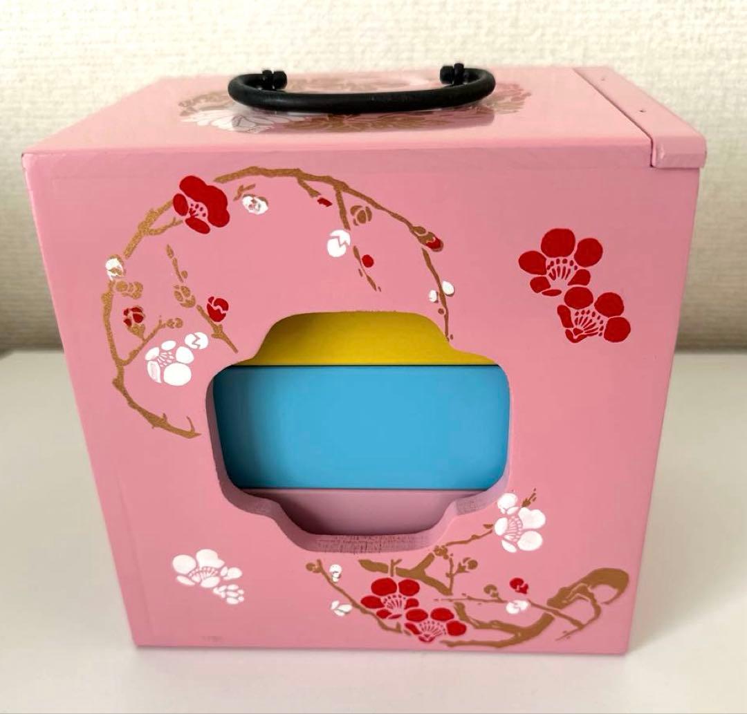 〇251014　遊山箱　お弁当箱　徳島　雛祭り