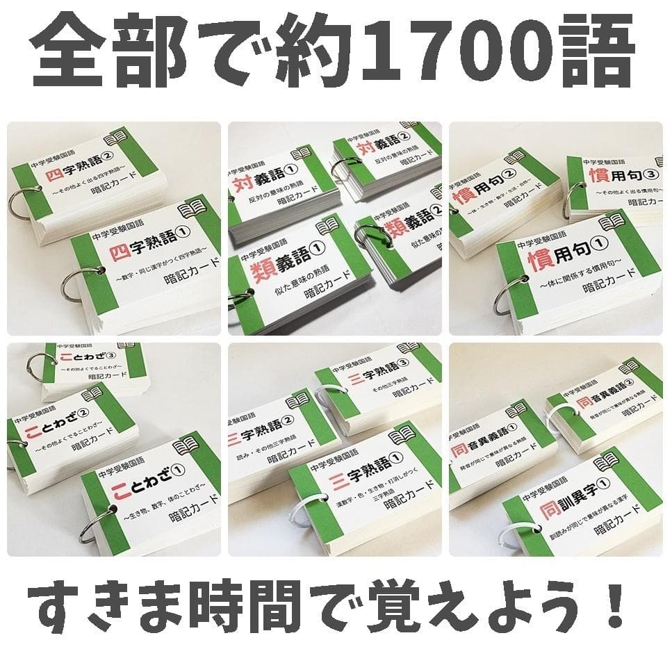 【069】中学受験国語の重要語句セット　サピックス　言葉ナビ上下対応　中学入試