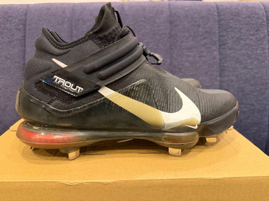 Nike Trout 7 野球スパイクシューズ ブラック/レッド 限定色