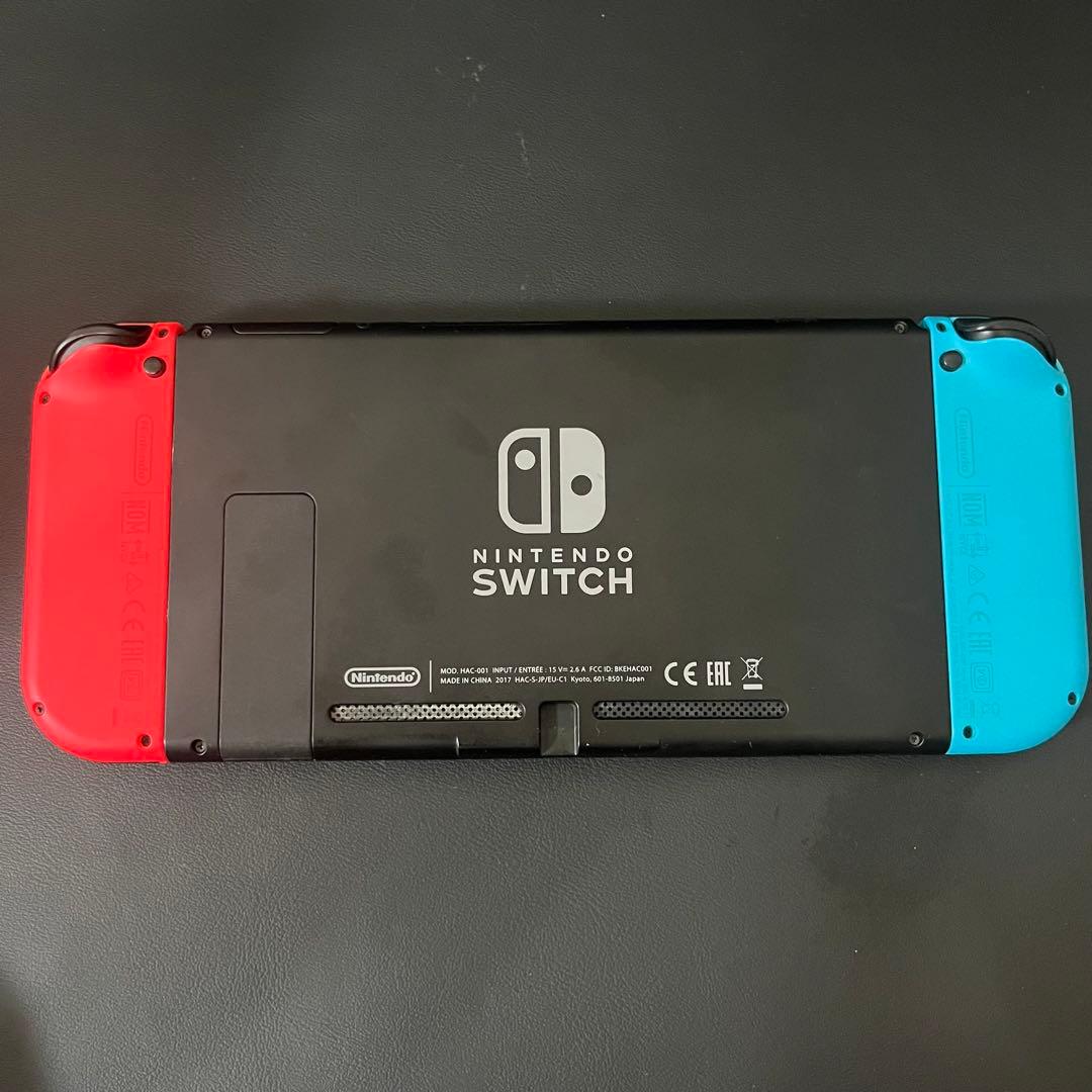 【美品/未対策機/初期型/箱付き】Nintendo Switch 本体 青/赤