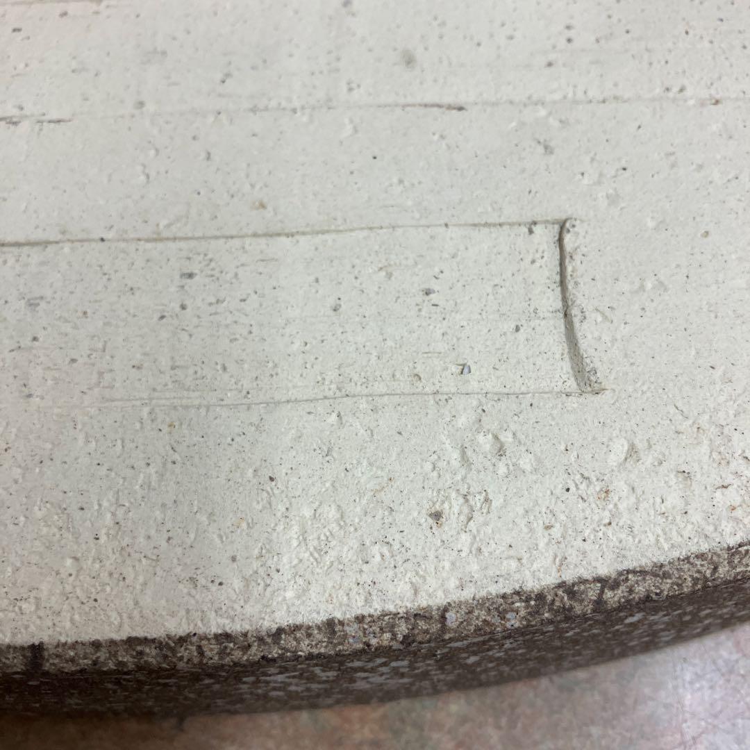 信楽焼楕円形花器水盤16号