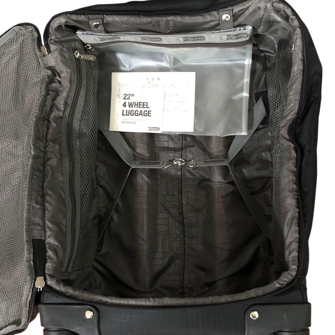LeSportsac レスポートサック キャリーケース 無地 黒 旅行 トラベル