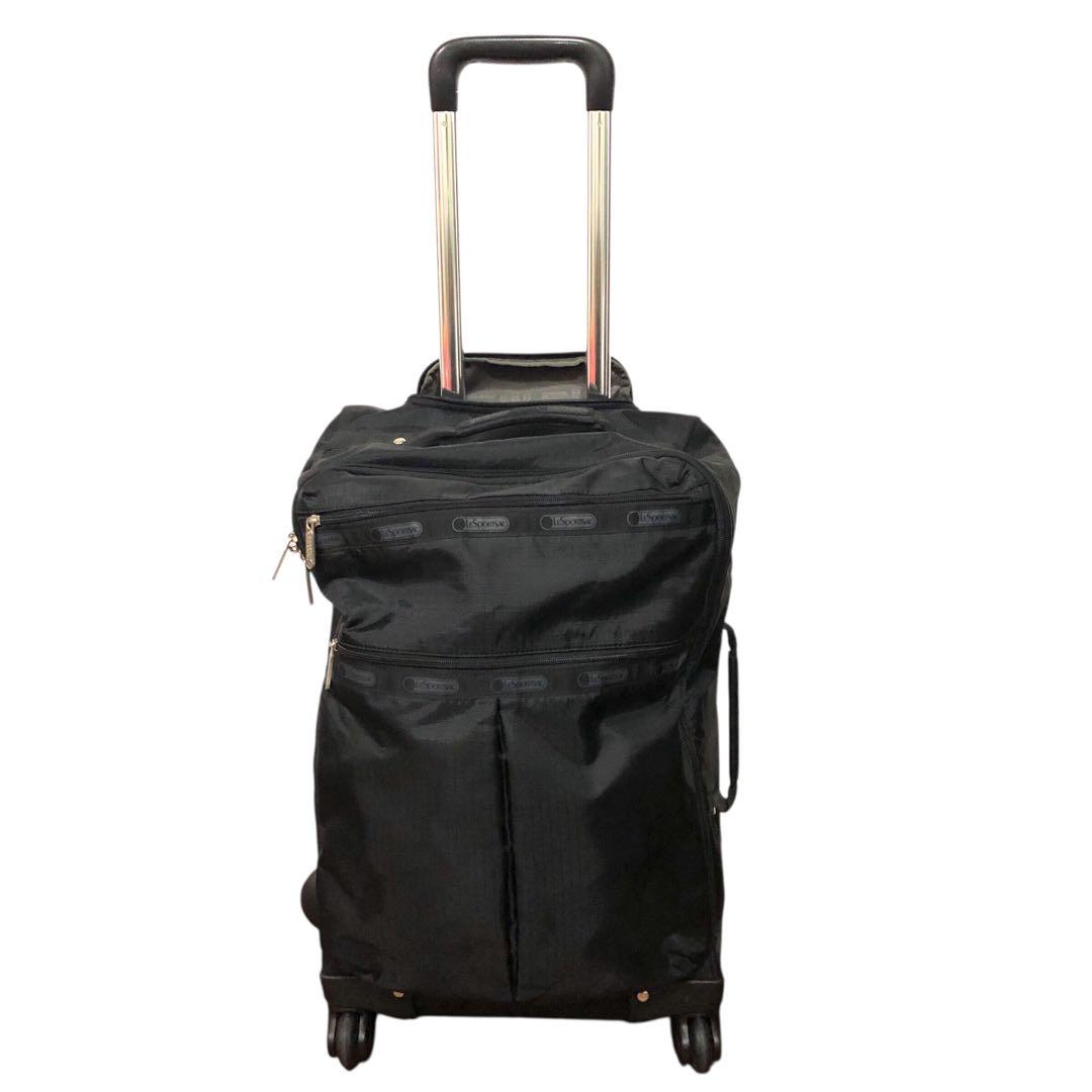 LeSportsac レスポートサック キャリーケース 無地 黒 旅行 トラベル
