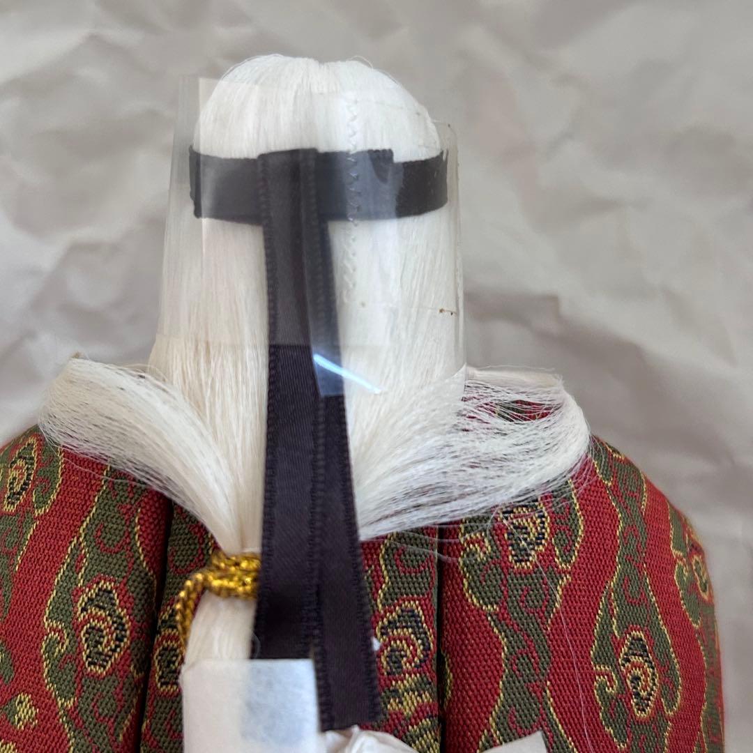高級人形　伝統工芸品　芳俊作 共白髪 高砂人形