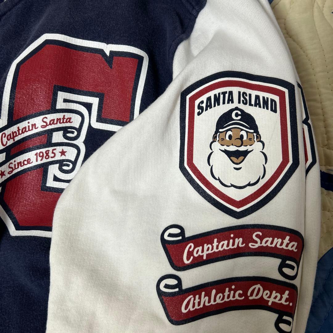 CAPTAIN SANTA スタジャン Lサイズ ネイビー/ホワイト