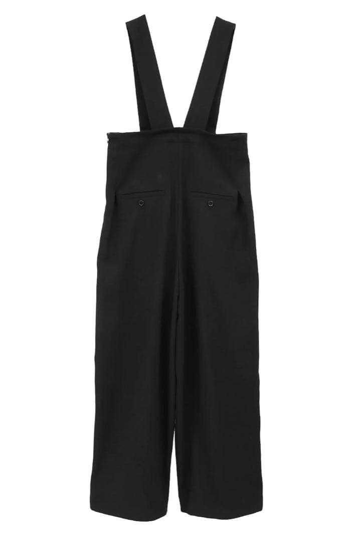 r　CLANE HIGH WAIST SUSPENDER PANTS