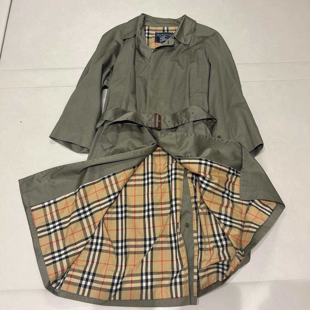 Burberry's トレンチコート ベルト付き　チェック　定番
