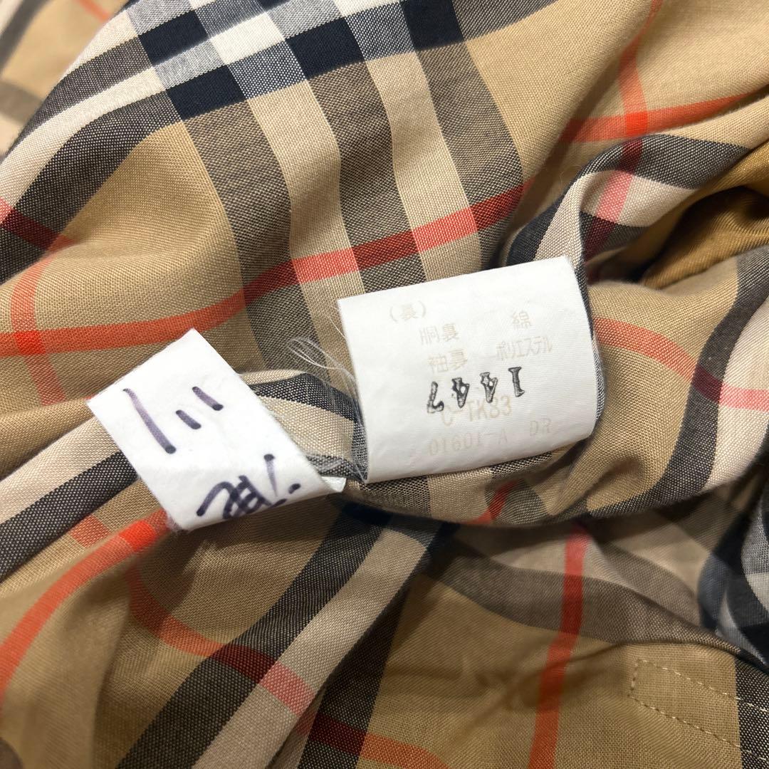 Burberry's トレンチコート ベルト付き　チェック　定番