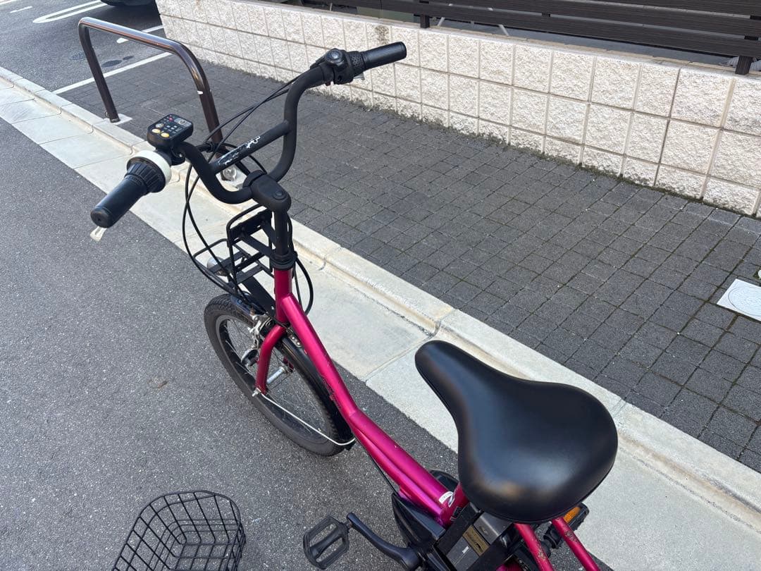 BRIDGESTONE 電動アシスト自転車 小軽自転車　前カゴあり