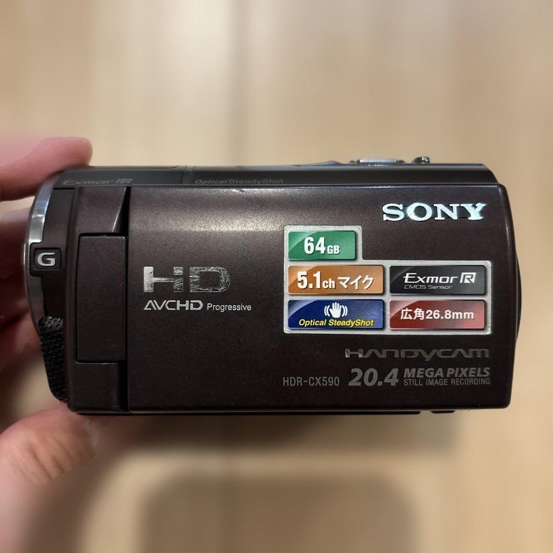 SONY ビデオカメラ　HDR-CX590V