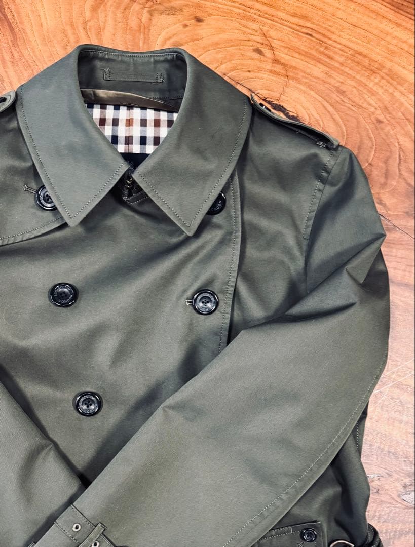 Aquascutum アクアスキュータム　ショート トレンチコート