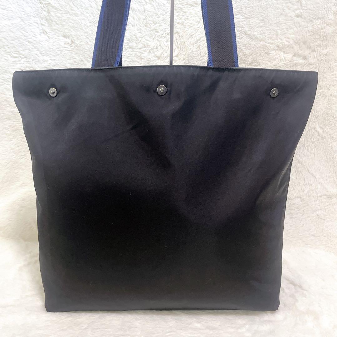 FURLAリバーシブル メンズトートバッグ ユリッセレザー 大容量 美品 黒