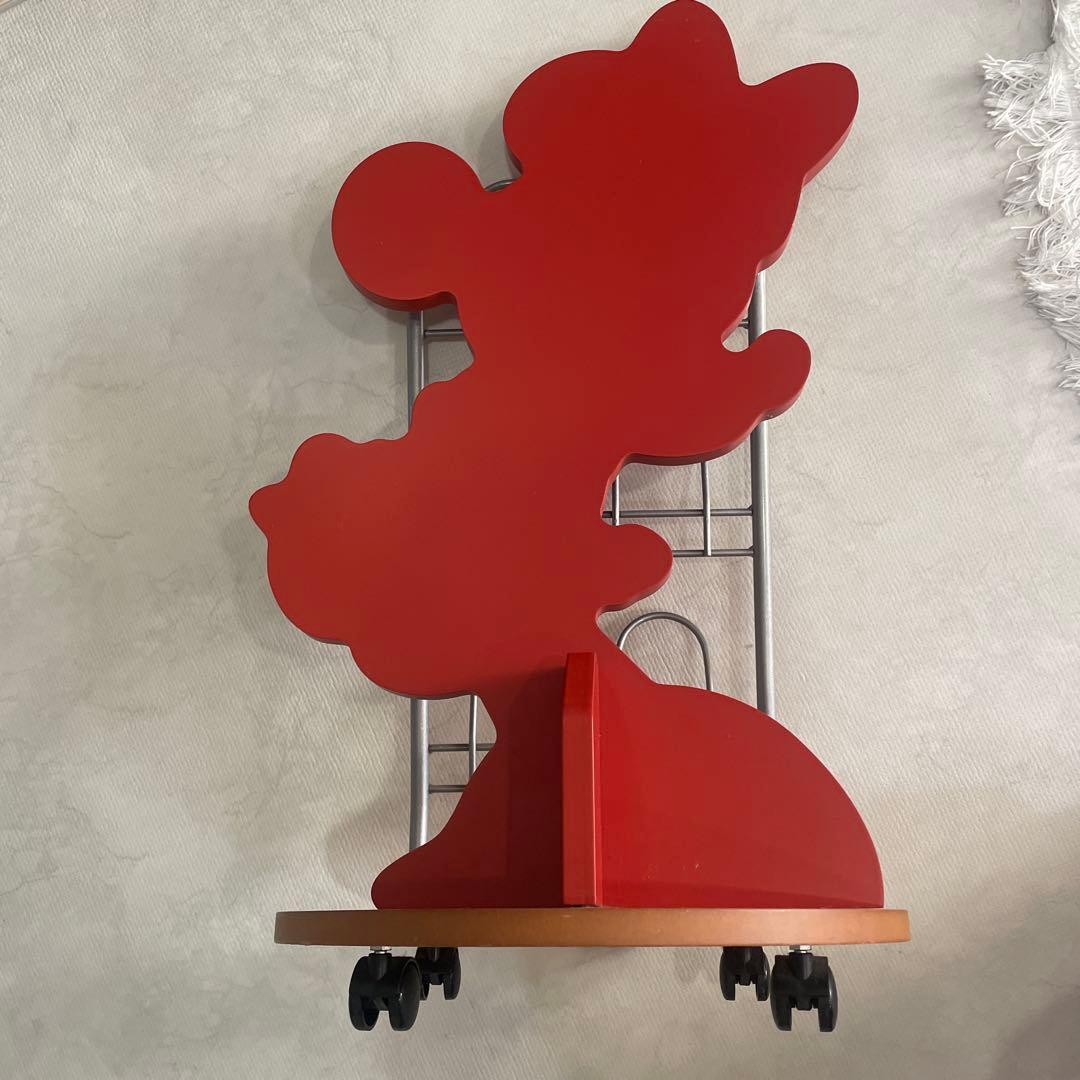 スリッパラック スタンド 木製　ミニーちゃん