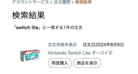 【micro sdカード付き】Nintendo Switch Lite 本体
