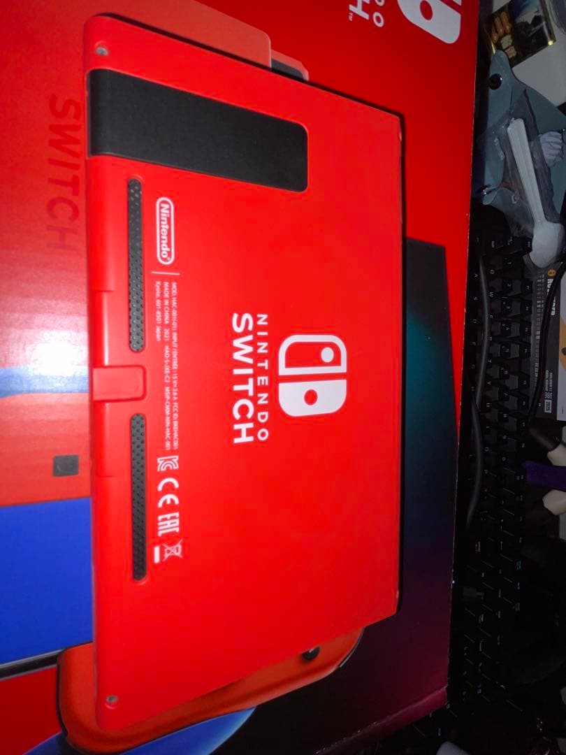 【説明一読願います】任天堂スイッチ　マリオレッド×ブルー　本体