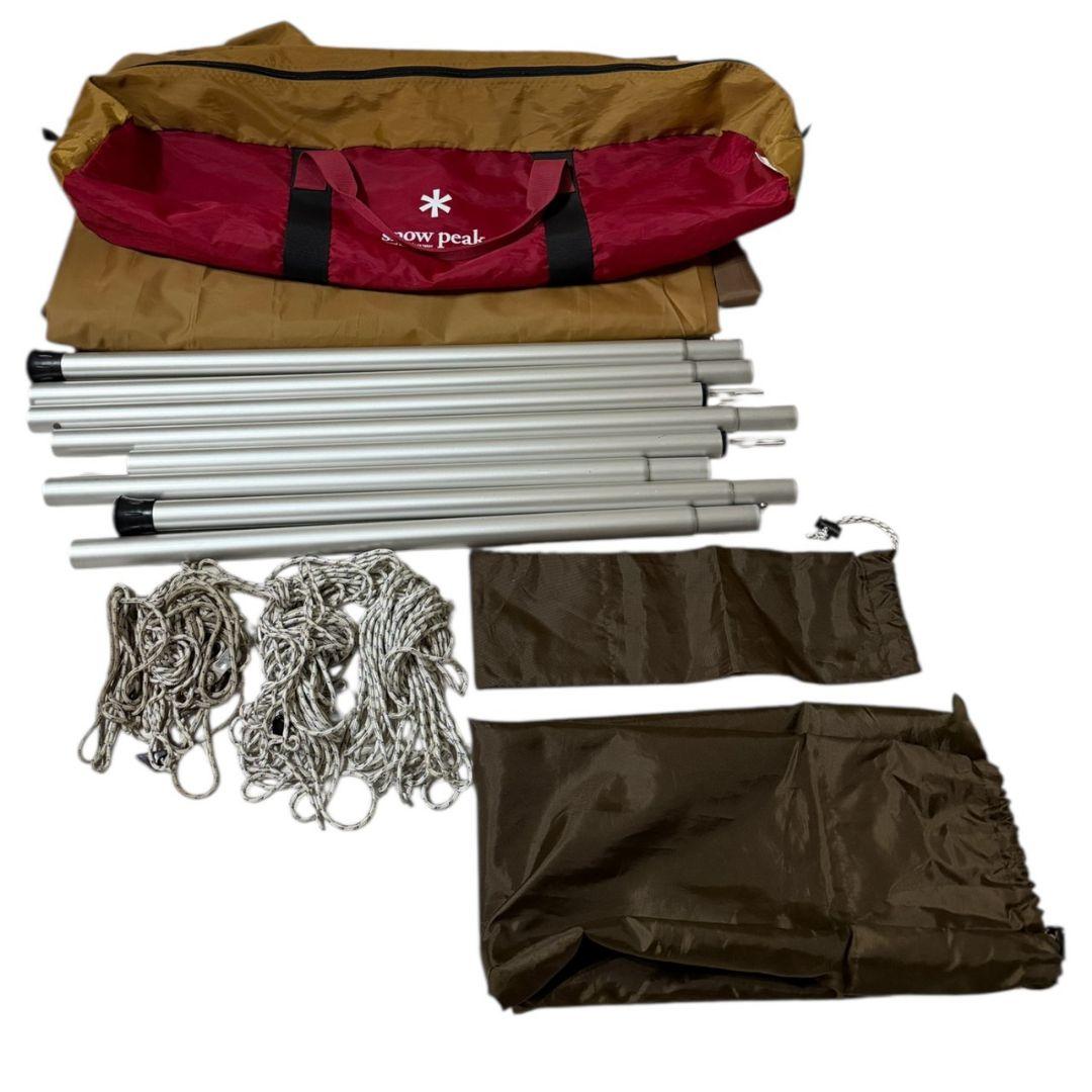 【 peak】 別売りポール付き TP-762 タープ シールドヘキサL