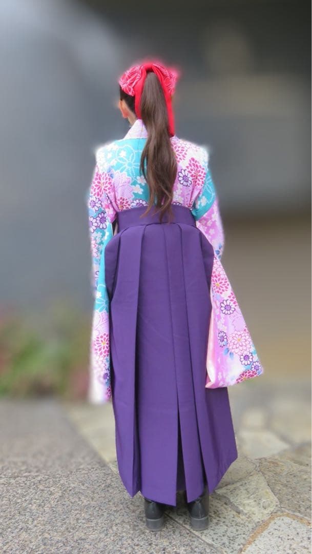 used★小学生卒業式袴３点セット★Sサイズ　身長145〜153cm