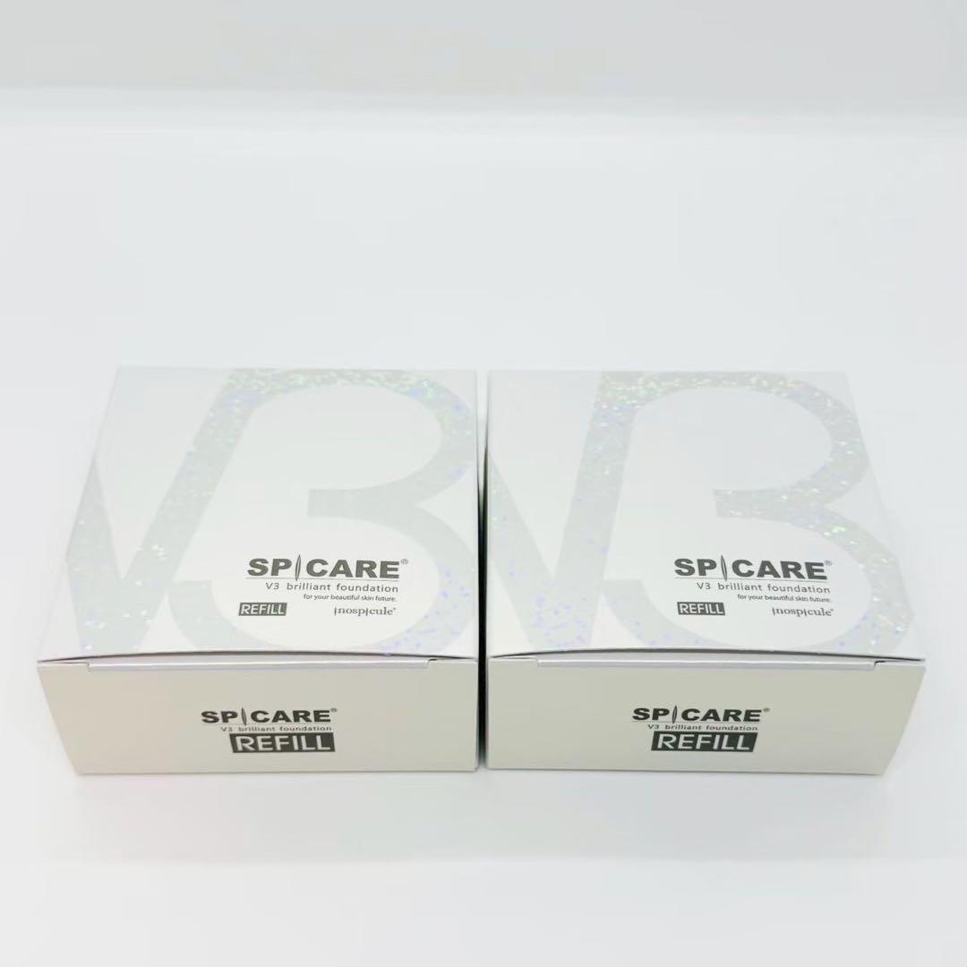 スピケア V3 ブリリアントファンデーション 詰替【2個】正規品 ロット番号付き