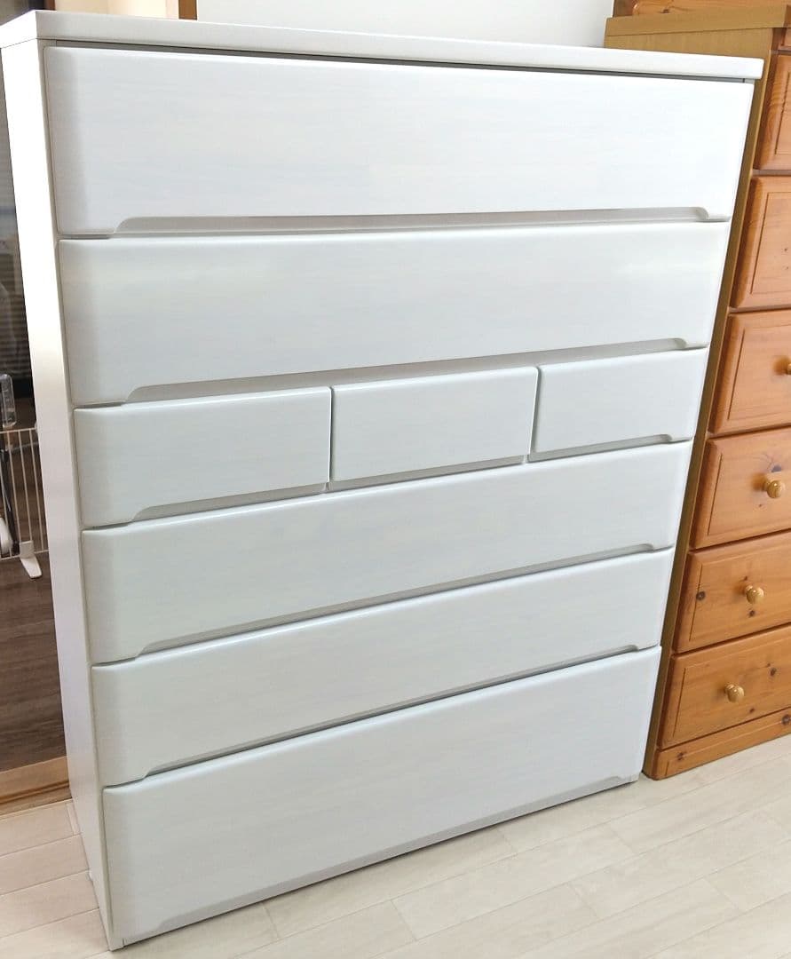 1*s様 【アウトレット新品】ニトリ ハイチェスト オウカ2 ホワイト