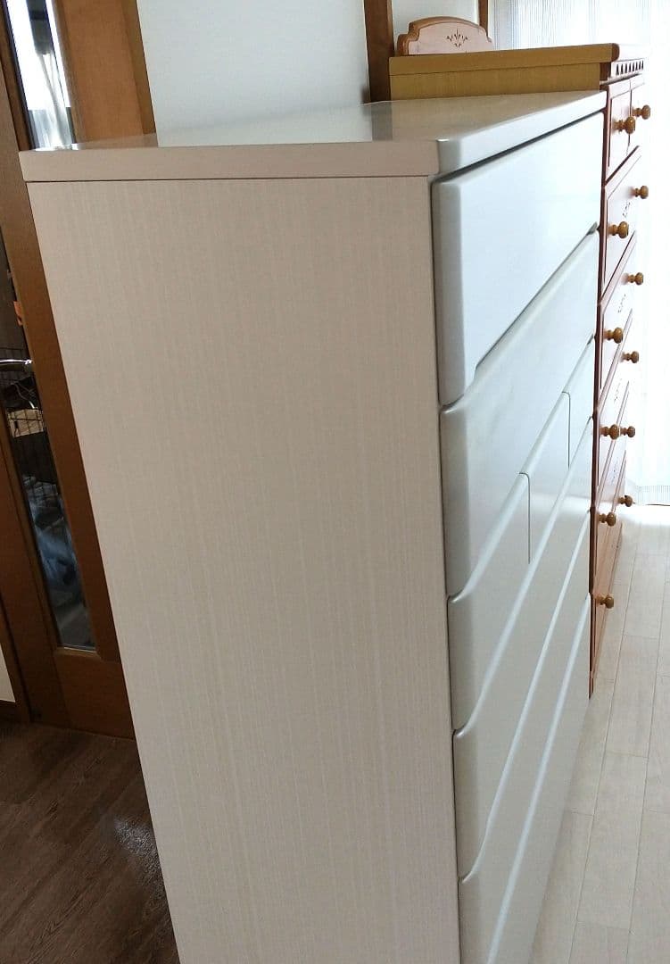 1*s様 【アウトレット新品】ニトリ ハイチェスト オウカ2 ホワイト