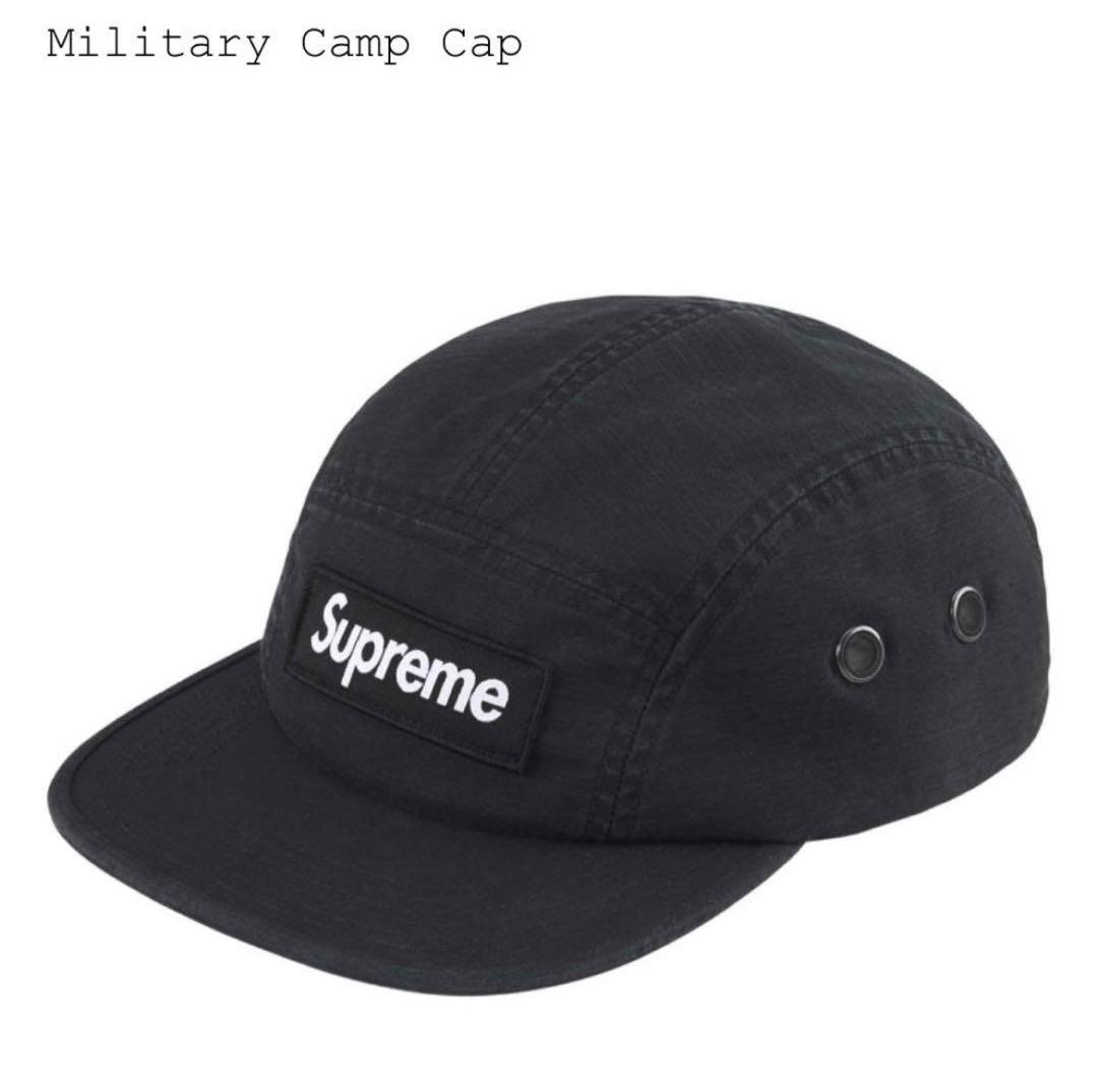 Supreme Military Camp Cap ブラック セール中