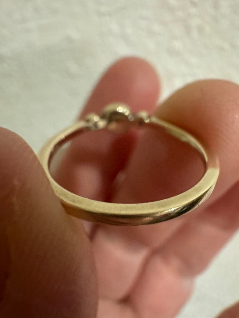 オデュース4℃ オパールダイヤモンドリング　9号