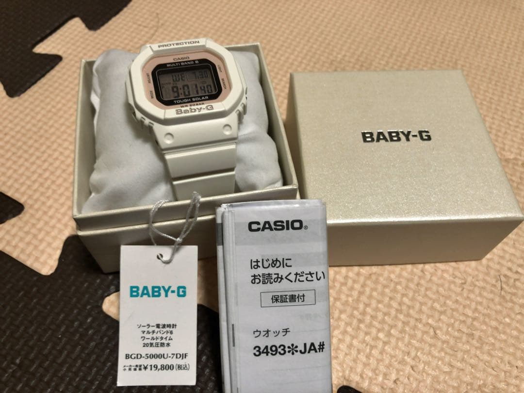 BABY-G BGD-5000U-7DJF ホワイト×ピンク 新品・未使用