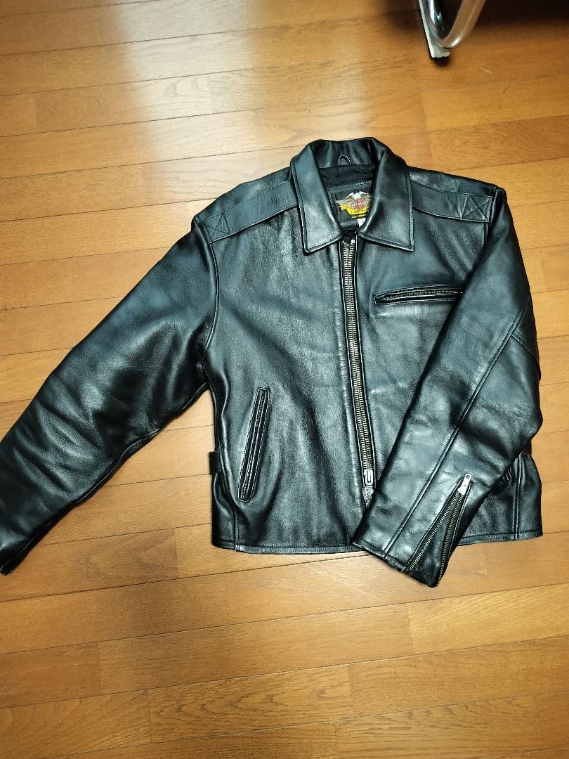 Harley-Davidson 本革 シングルライダース M純正HDC 革ジャン