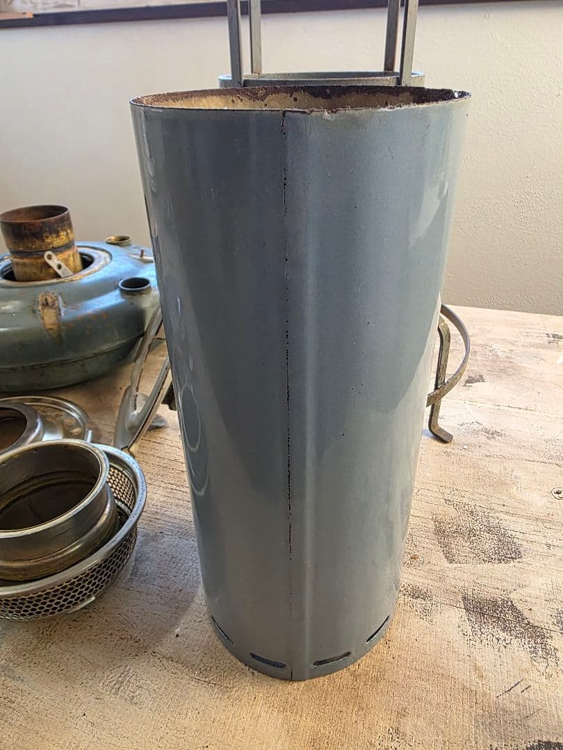 w*a様 激レア美品　 アラジンストーブ　8型 ビンテージストーブ　ブルーグレー