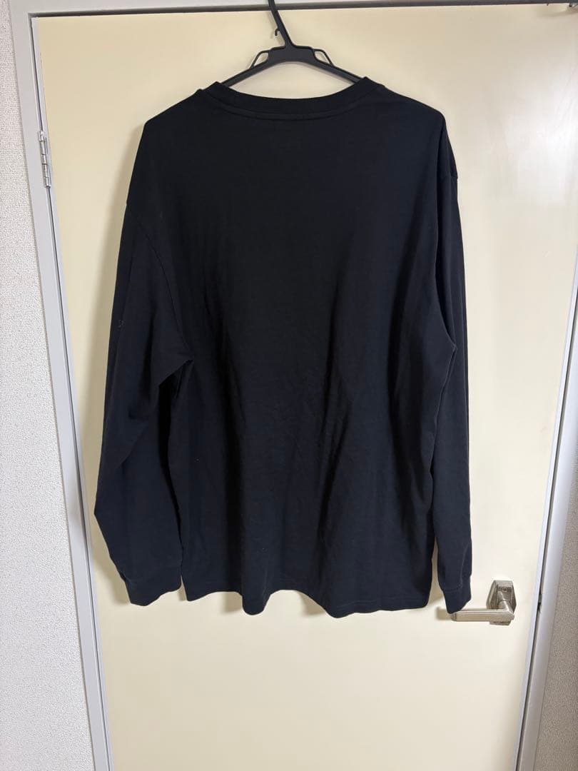 Supreme ブラック 長袖カットソー XL