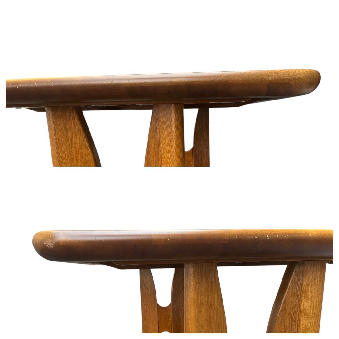 【美品】定価21万 浜本工芸 ダイニングテーブル 幅165cm ナラ無垢材