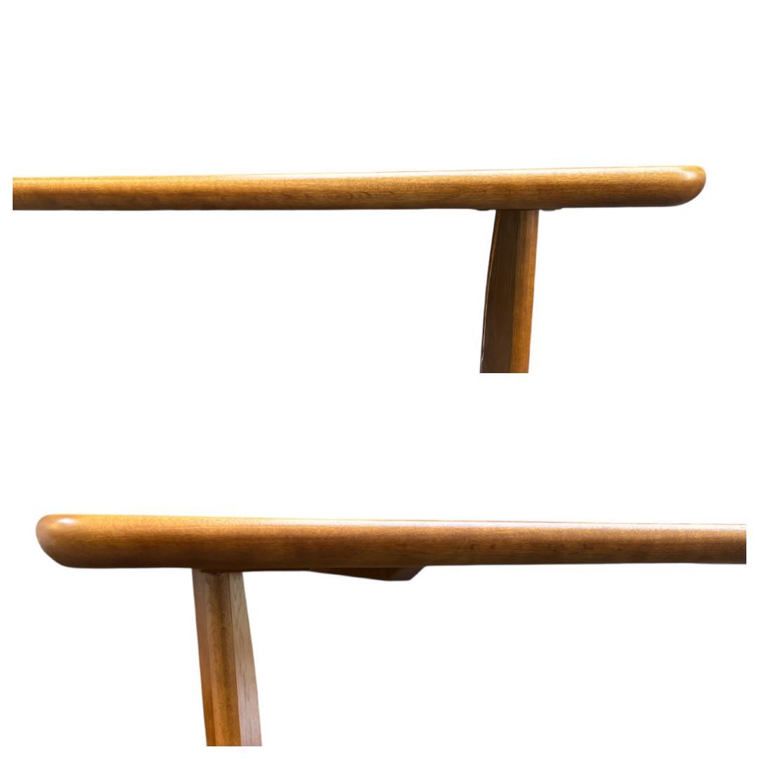 【美品】定価21万 浜本工芸 ダイニングテーブル 幅165cm ナラ無垢材