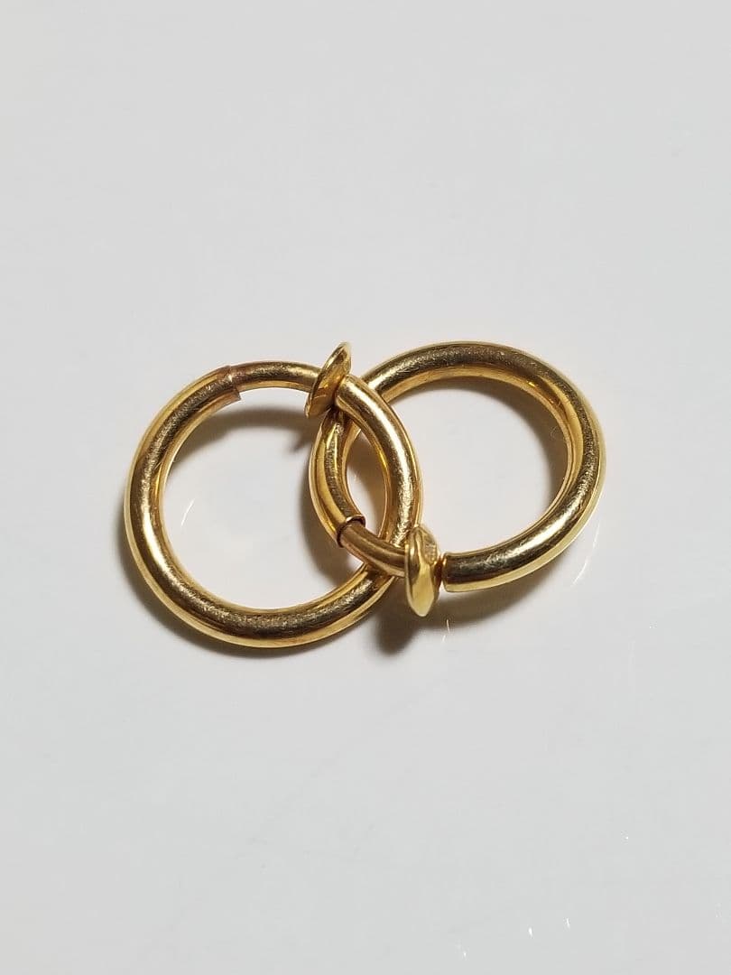 ク*ー様 中古18Kゴールドリングとイヤリングネックレス、4.61グラム