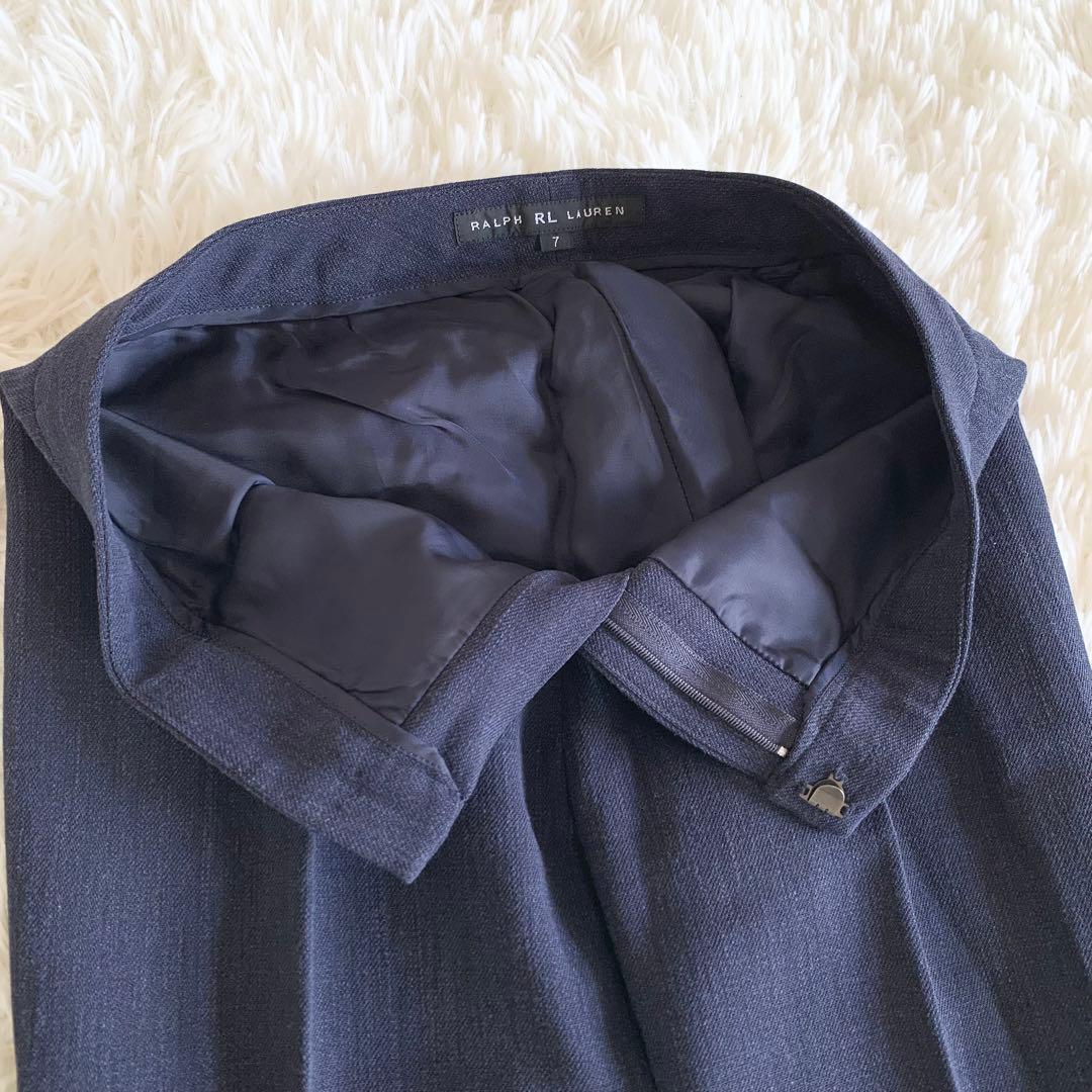 ラルフローレン　スーツ　セットアップ　パンツ　ネイビー　S