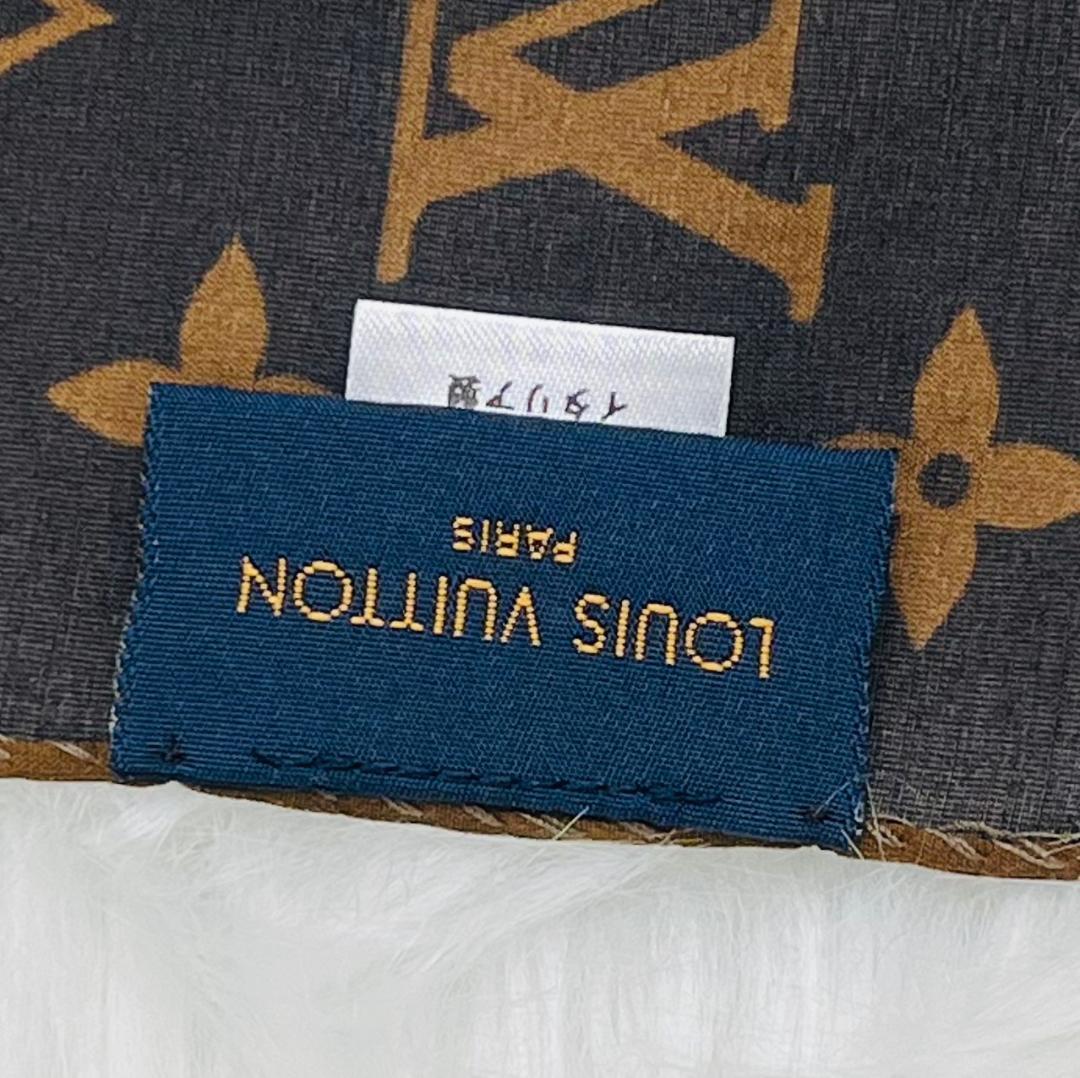 入手困難未使用級✨ルイヴィトン　モノグラム 　ロゴ　スカーフ　巾着　NBAコラボ