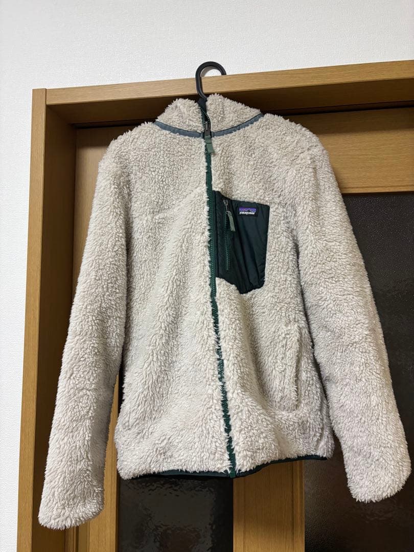 パタゴニア　キッズ リバーシブル レディ・フレディ・フーディ XXL グリーン