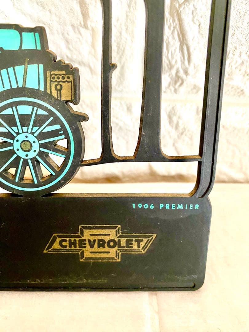 ✴︎1950～70‘S製レア物　シボレー ヴィンテージ広告/クラッシックカー壁掛け