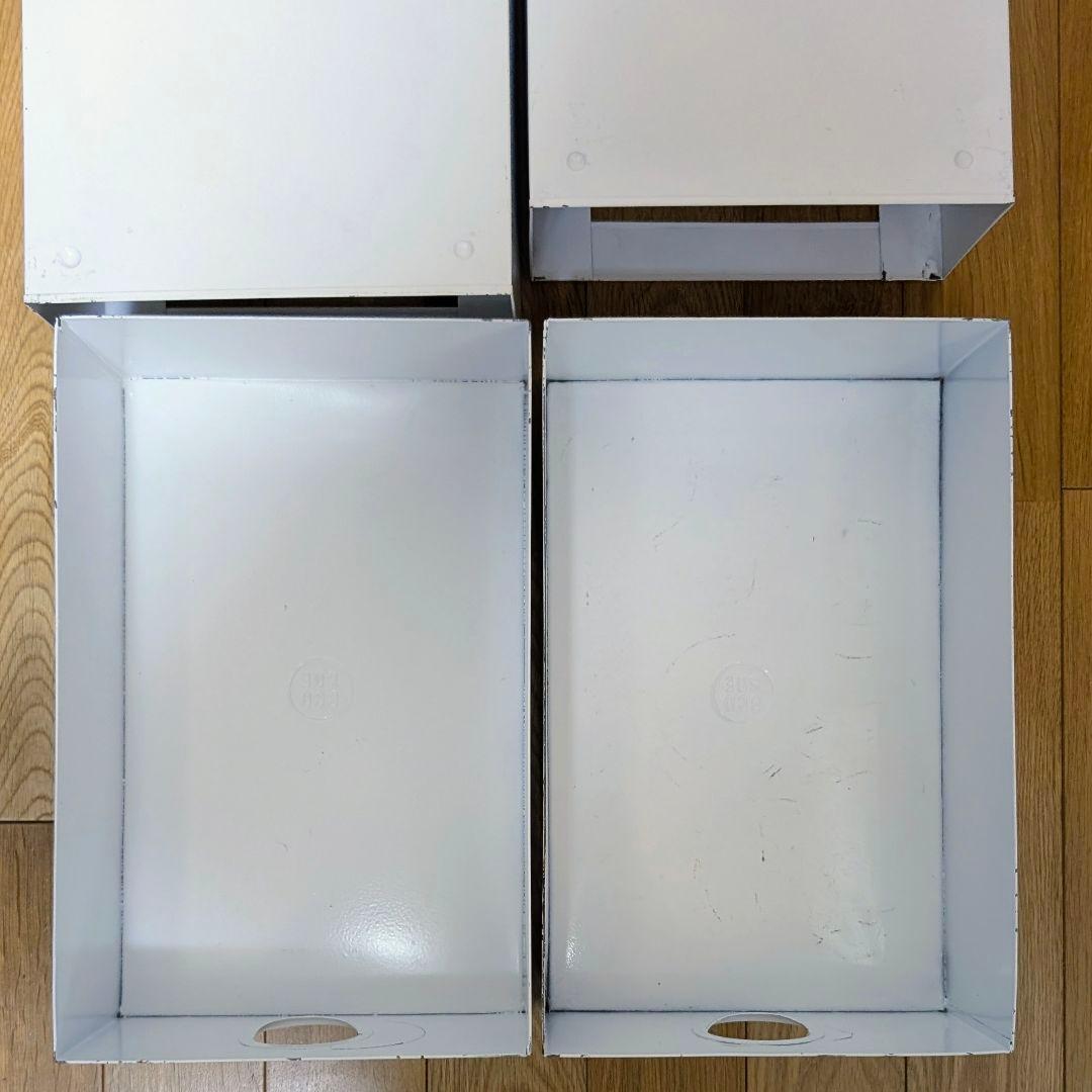 【激レア/廃盤】PUEBCO スチールストレージ2個セット 丸型取っ手 本店購入