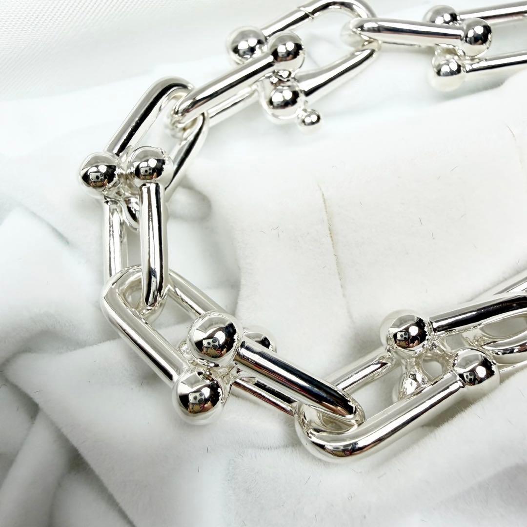 100%本物 超美品 ティファニー ハードウェア ラージ リンク ブレスレット