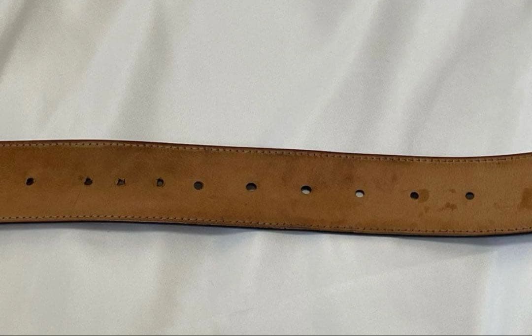 【美品✨】グッチ ベルト インターロッキング GGスプリーム PVC 大きめ