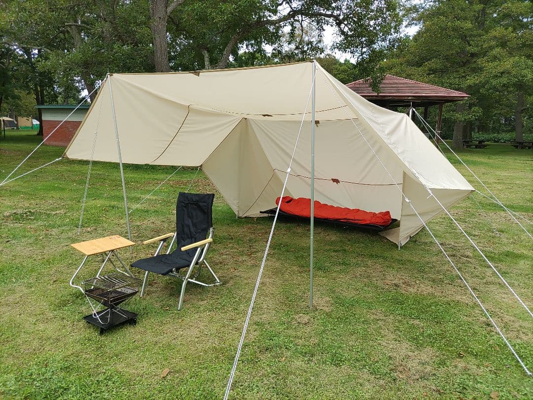 パップテントタープ泊セット