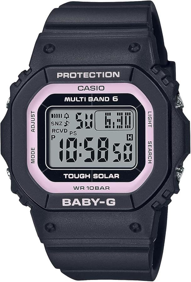 CASIO BABY-G ブラック/ピンク ソーラー　電波　ベビーG