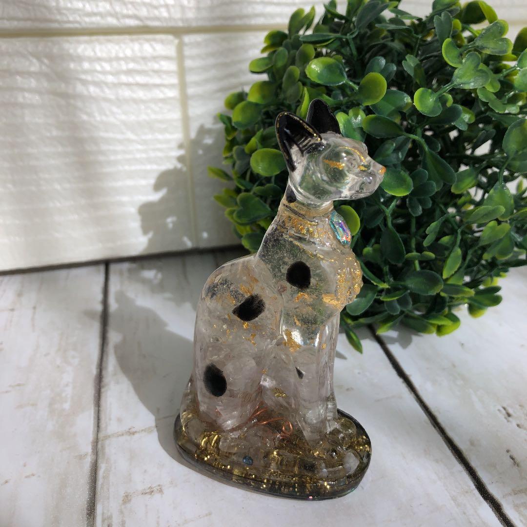 バステド　オルゴナイト　ぶち猫バージョン