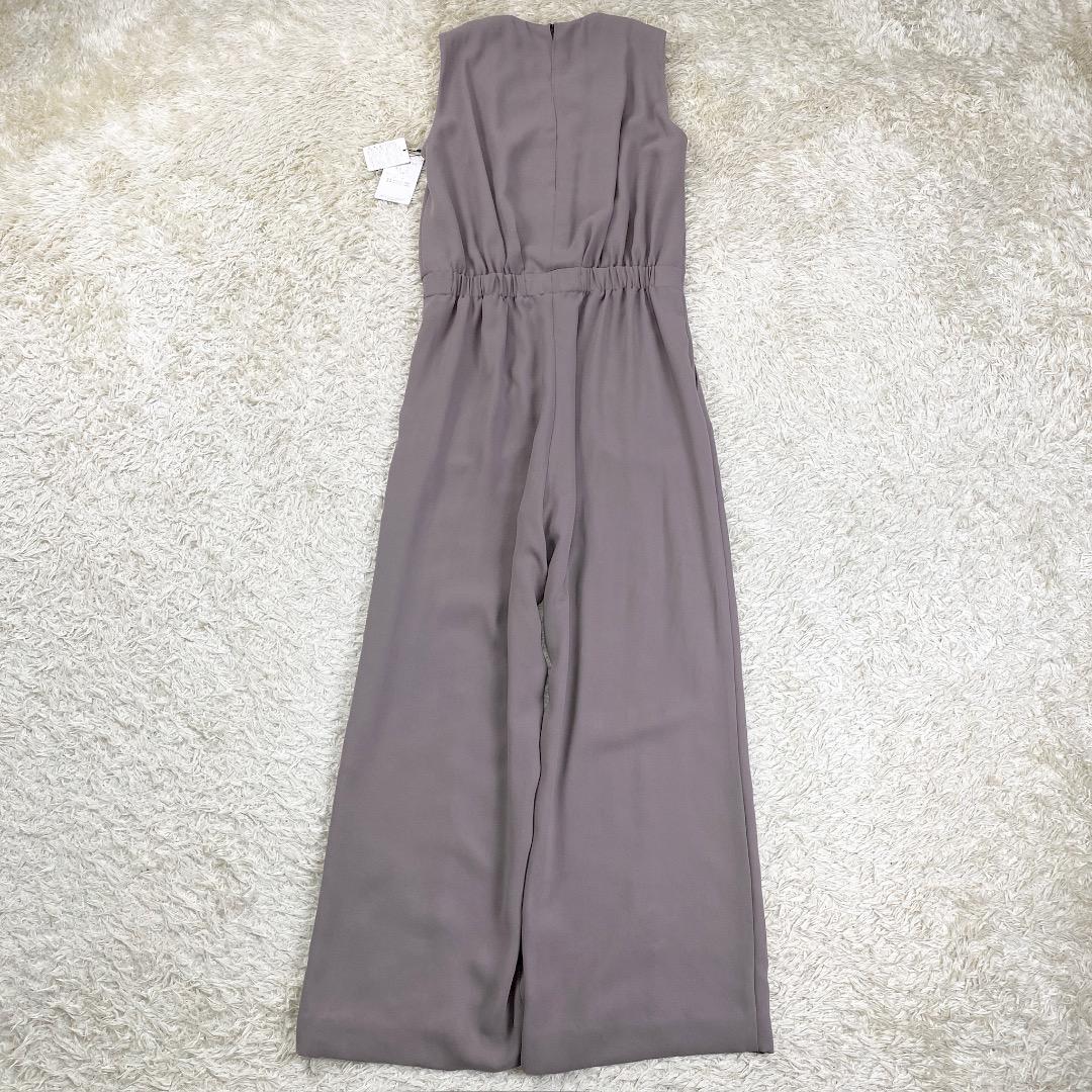 【未使用品】エメ ストレートパンツオールインワン パンツドレス 9 グレー