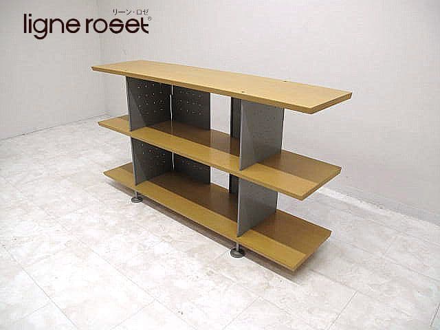 リーンロゼ ウッドメタルシェルフ リビングシェルフ サイドシェルフ　サイドボード