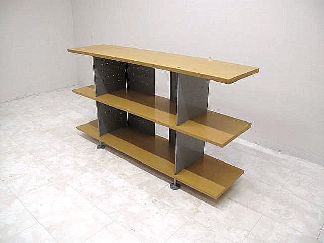 リーンロゼ ウッドメタルシェルフ リビングシェルフ サイドシェルフ　サイドボード