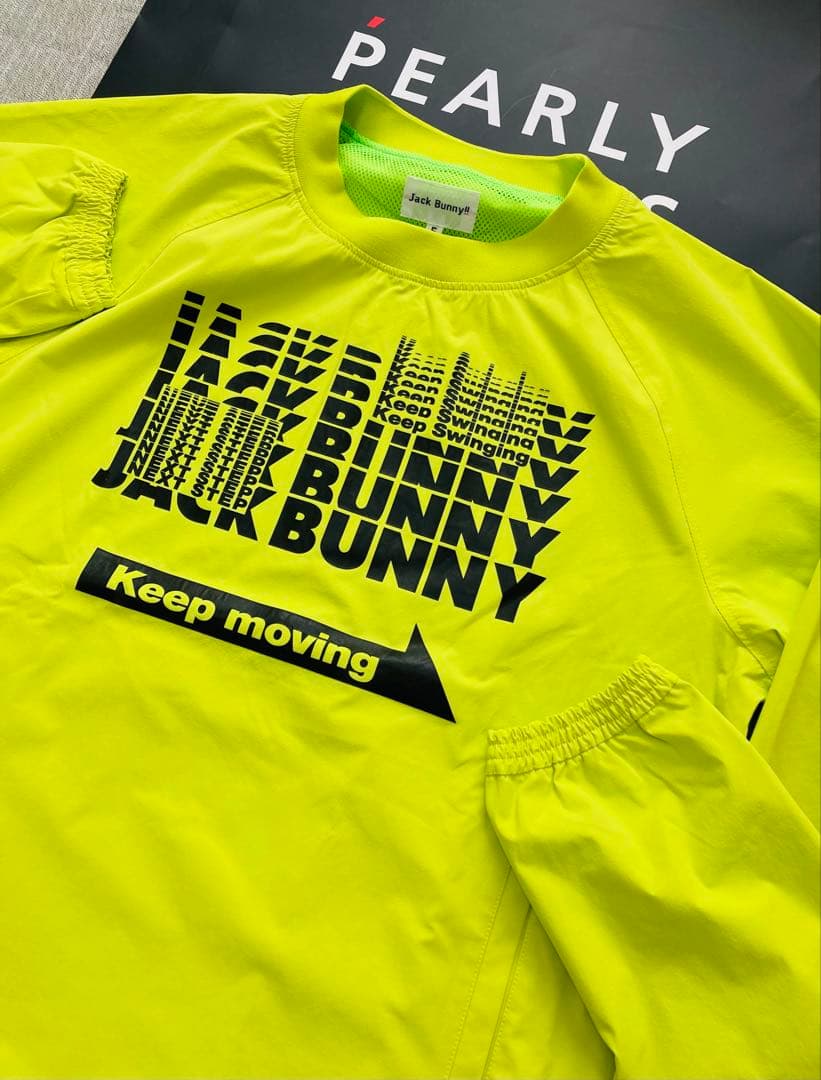 新品 パーリーゲイツ ジャックバニー ナイロンタフタスニードジャック(6)LL黄