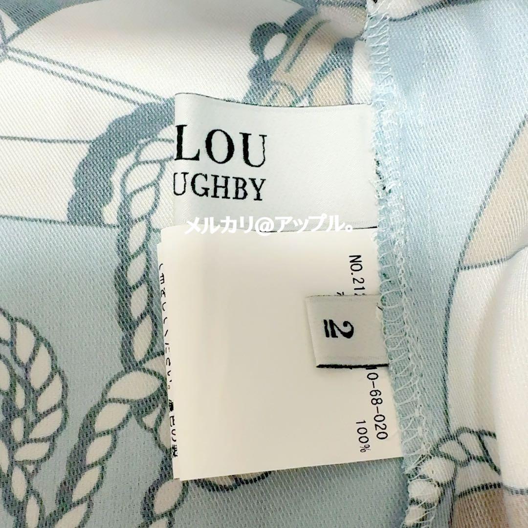 新品タグ有★最終値下げ★ルルウィルビー マリーナプリント ブラウス　2025SS