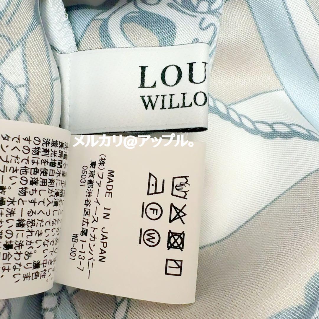 新品タグ有★最終値下げ★ルルウィルビー マリーナプリント ブラウス　2025SS