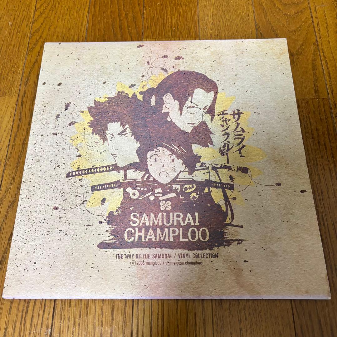 SAMURAI CHAMPLOO レコード　初期黒盤　nujabes